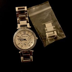 Silver Michael Kors Watch Womens